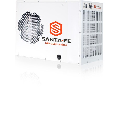 Santa Fe Stand Alone Dehumidifier, Advance 90 Pints Per Day AHAM, MERV-13 Filter, for Crawlspace & Basement 4034180